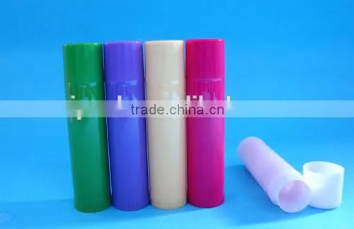 5g clear lip blam tube, samll cap lipgloss container