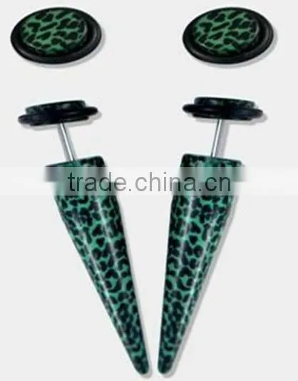 Fake Plug with Crystal stone