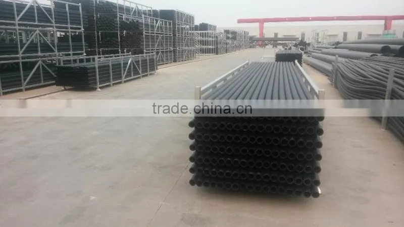 PE Material Black Poly Agricultural Irrigation Pipe