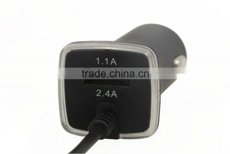 Mobilephone accessories factory in china car charger with usb charger cable