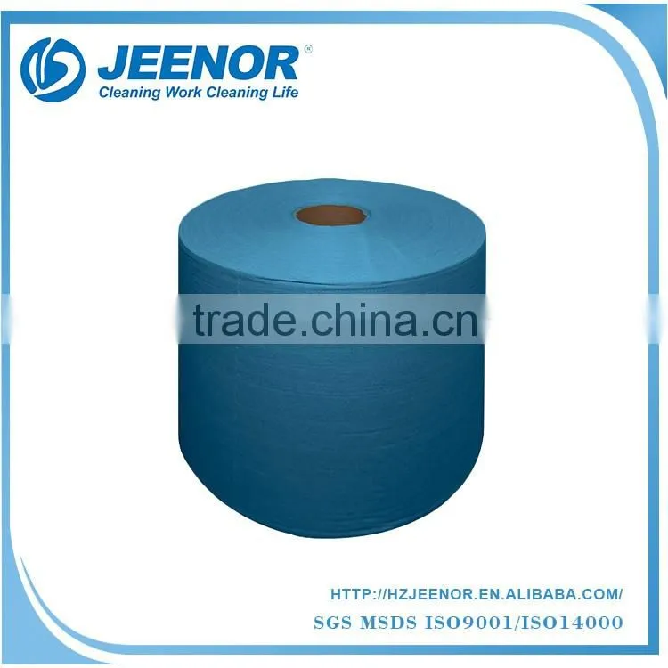 Good absorbant ability woodpulp spunlace jumbo roll fabric