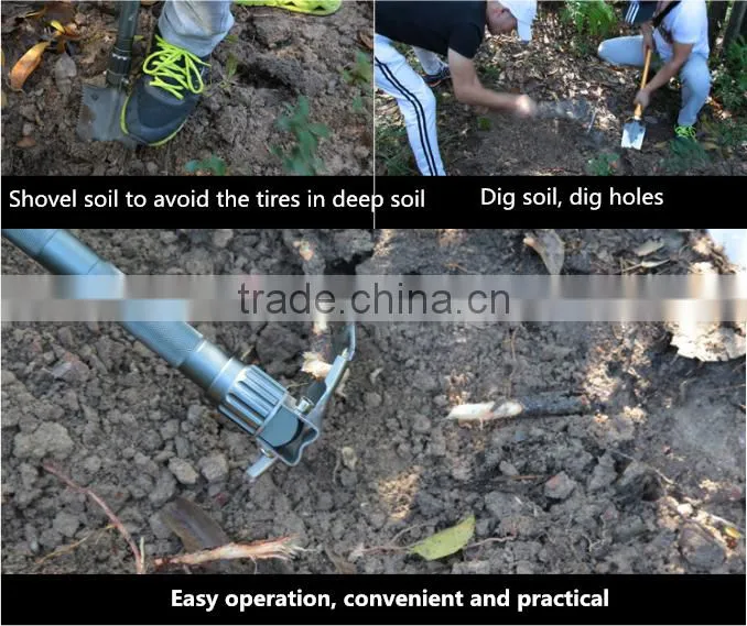 Multifunctional Folding shovel Military shovel Mountaineering Camping outdoor equipment
