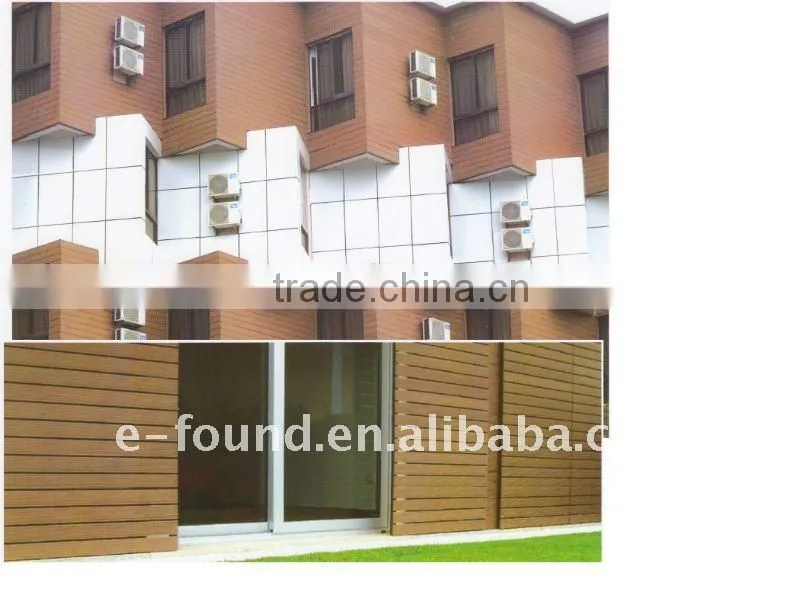 YC-WPC02 WPC wood plastic composite decking