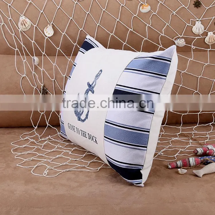 Cloth Art Marine Series Pillow Case Car Sofa Cushion Covers