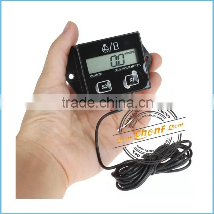 High Quality Newest 5 Digits LCD Digital Timer Hour Meter For Auto Engines