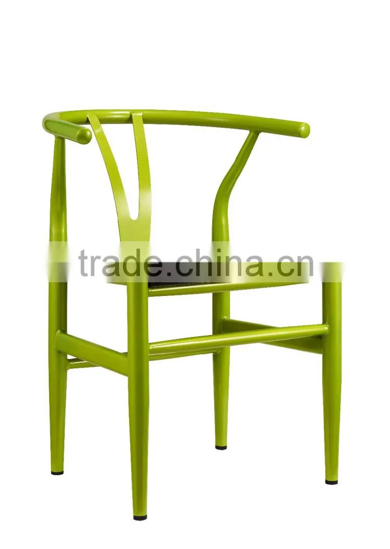 Antique Y-Shape Restaurant Furniture Solid Wood Arm Chair