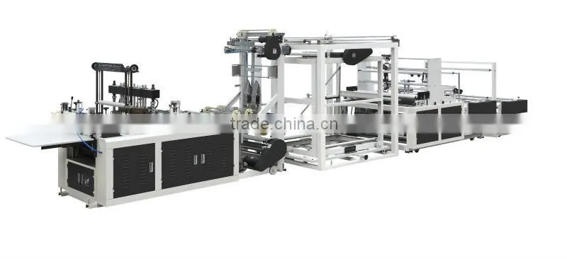Quality assurance Fully Automatic 7600X1920X1900mm customized fully automatic non woven bag making machine