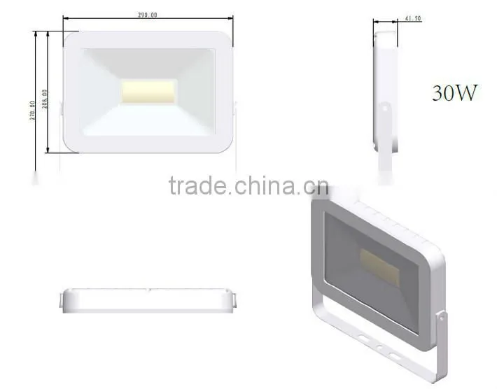 10W/20W/30W/50W Ultra Thin Thickness Wire Slim Outdoor Led Flood Lights