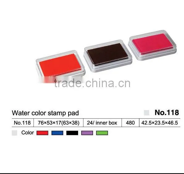 Pantone color water based pigment ink pad for scrapbooking