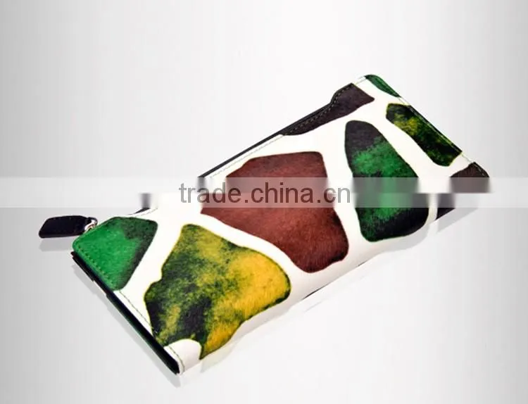 High quality animal pattern leather wallet