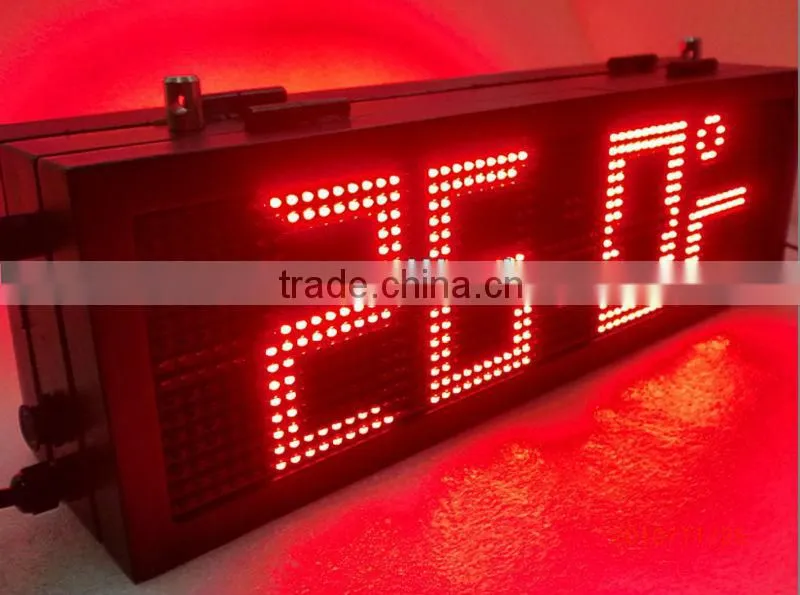 10'' Led Time And Temperature Sign Board