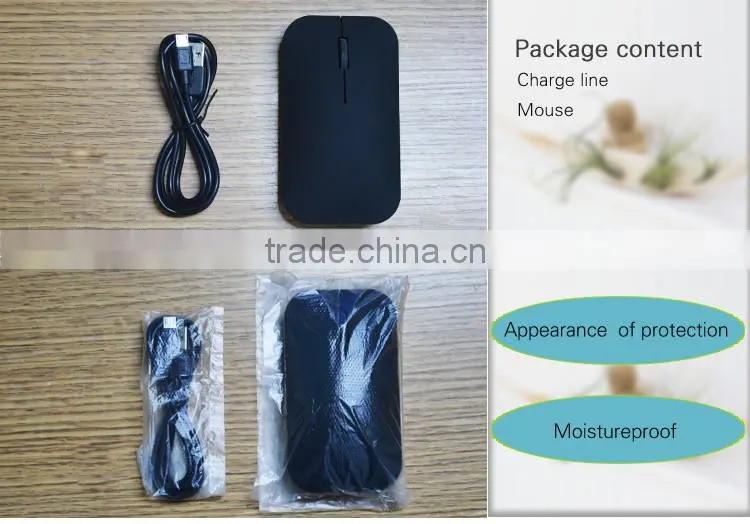 New arrival ultra slim rechargeable bluetooth mouse