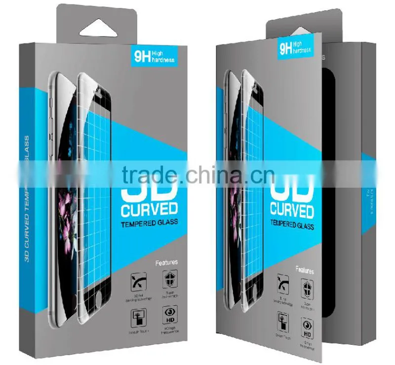 Alibaba Import Fahion New Premium Mobile Accessories 0.33mm Corning Colorful Silk Printing Tempered Glass Scren Protector