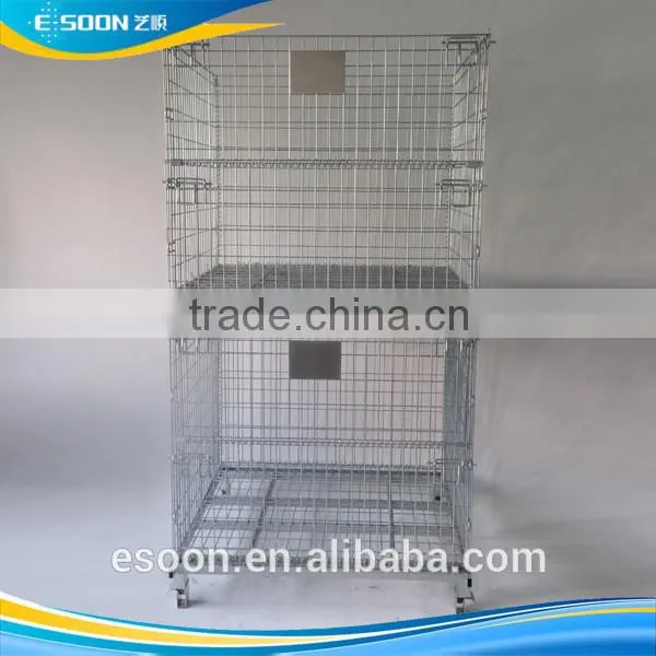 Metal wire weld mesh panel storage container