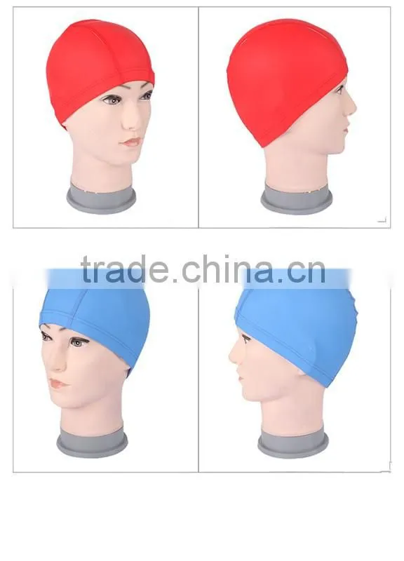 Lycra waterproof bathing fashion swimming caps