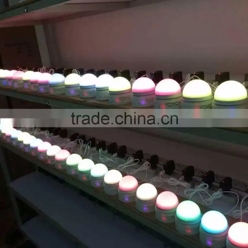 Smart LED Lamp Bluetooth Speaker Tap Control Android iOS APP