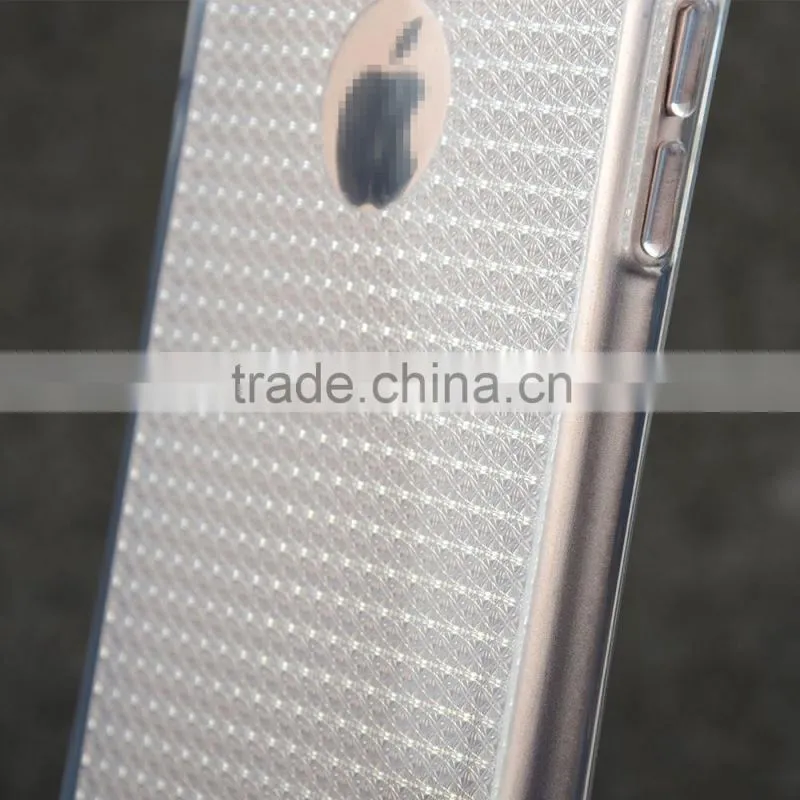 C&T Grainy Translucent Shockproof Case Anti-Scratch Back Cover for iPhone 6 4.7 Inch
