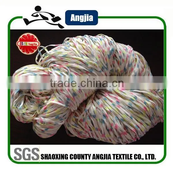 blend tape yarn,70% cotton 30% polyester for hand knitting