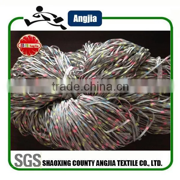 blend tape yarn,70% cotton 30% polyester for hand knitting
