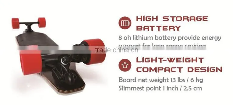Low pirce high performance E-go motor powered electric skateboard