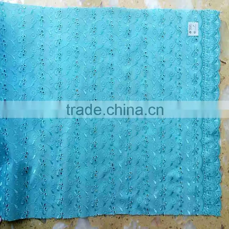 WHOLESALE T/C COLOR 42/43 EMBROIDERY FABRICS