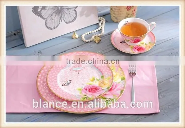 ceramic butterfly tea coffee cup and saucer set