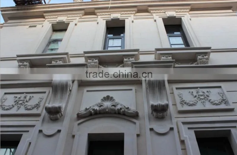 Building facade stone design rough smoke proof low water absorption wall cladding outside