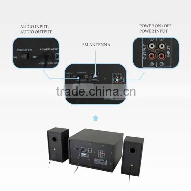 COOL~!! 2.1 Portable Speaker for PC and USB