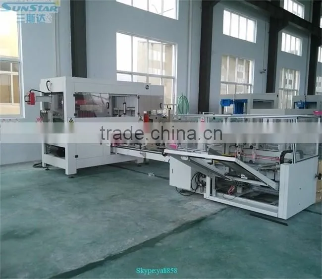 2016 New develop automatic cardboard box packaging machine for bottled drink beer or canned beer juice
