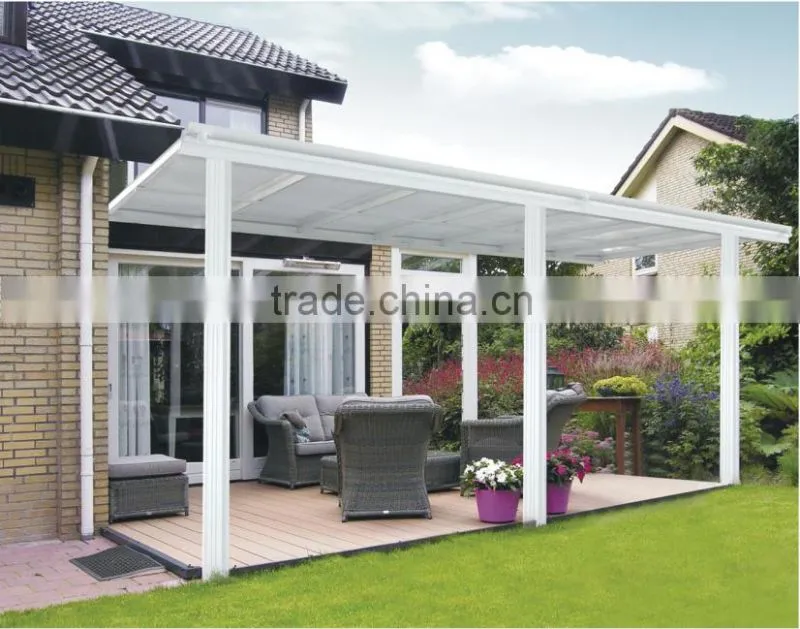 16' x 8'ft Sturdy aluminium polycarbonate Patio Cover
