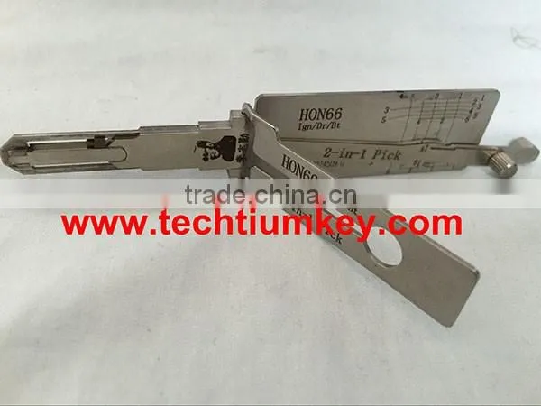 Original Lishi HU46 2 in 1 decoder and Lock pick combination tools for Buick
