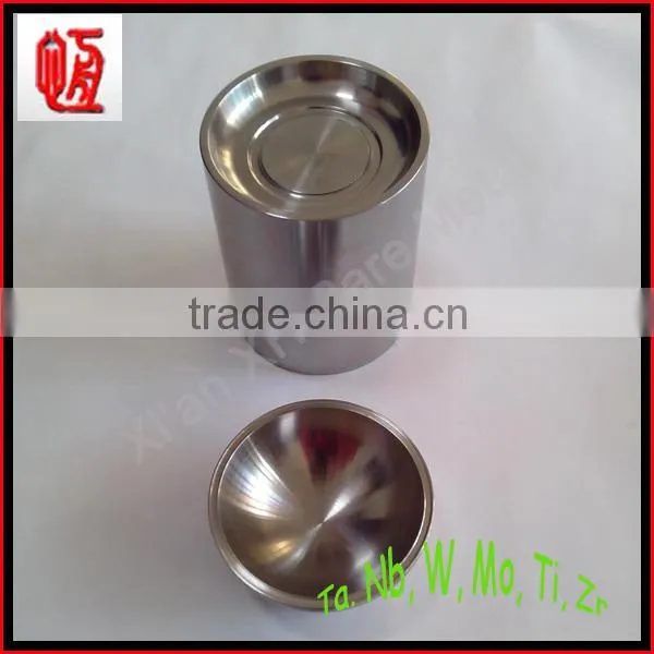 pure wolfram crucible for gold melting
