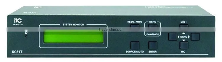 Professional HD hybrid matrix switcher for Sound system