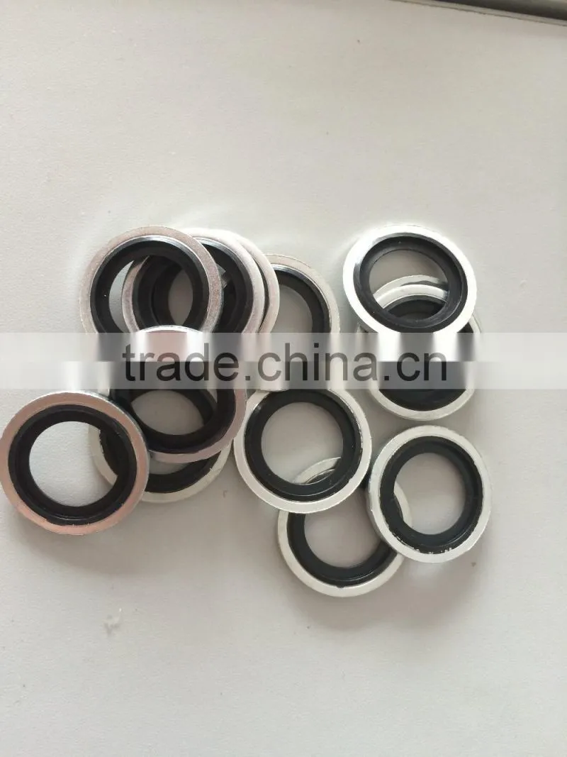 rubber metal bonded seal washers