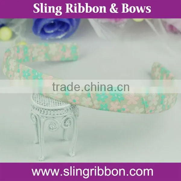 Spring Hair Accessories Flower Ribbon Headband