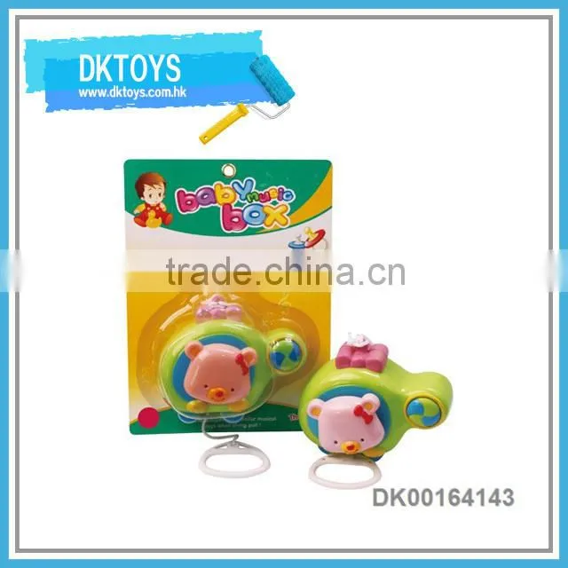 Newly Music Box Baby Bell Rattle Plastic Toy