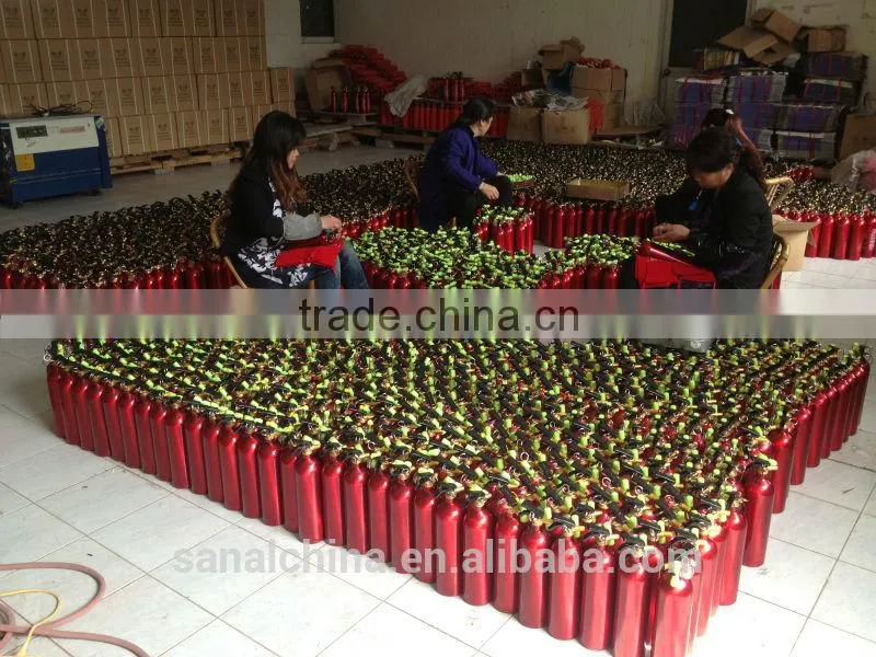 Small Fire Extinguisher with Aluminium Cylinder