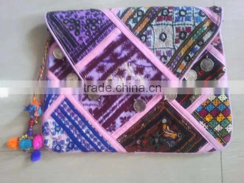 Vintage style 2015 Handmade banjara clutch bag Tribal Embroidered Clutch Bag Handmade Purse