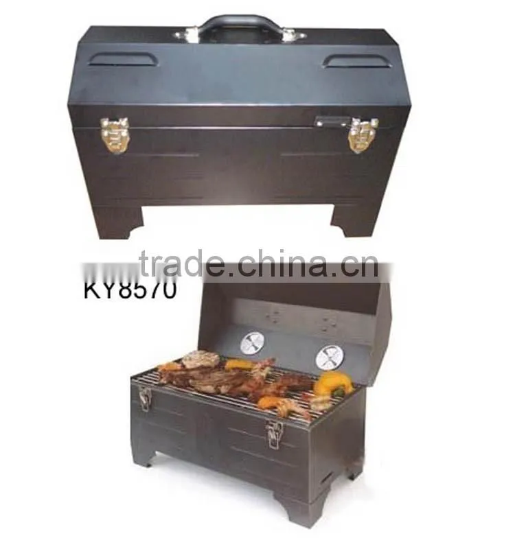 Heat Resistance Feature portable vertical charcoal grill