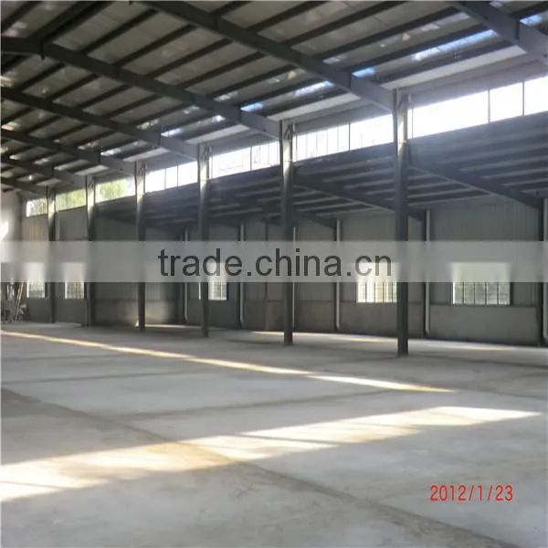 High quality and professional design steel structure fabricated warehouse