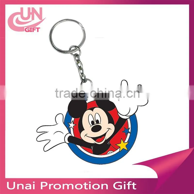 professional product cheap promotional custom silicone rubber keychain