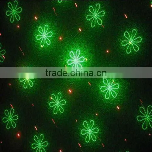 Double heads red and green laser show night club lighting