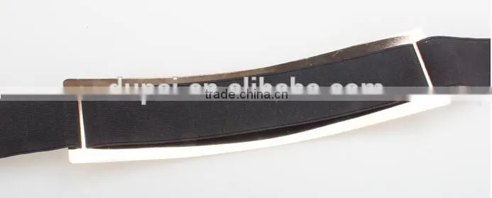 2014 Best metallic gold belt gold mirror belt women