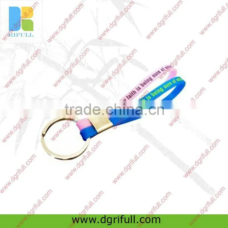Gospel Fish fashion silicone keychain/custom keychain maker