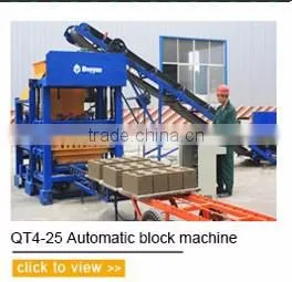 automatic brick production line QT4-15C hydraulic concrete brick making machine