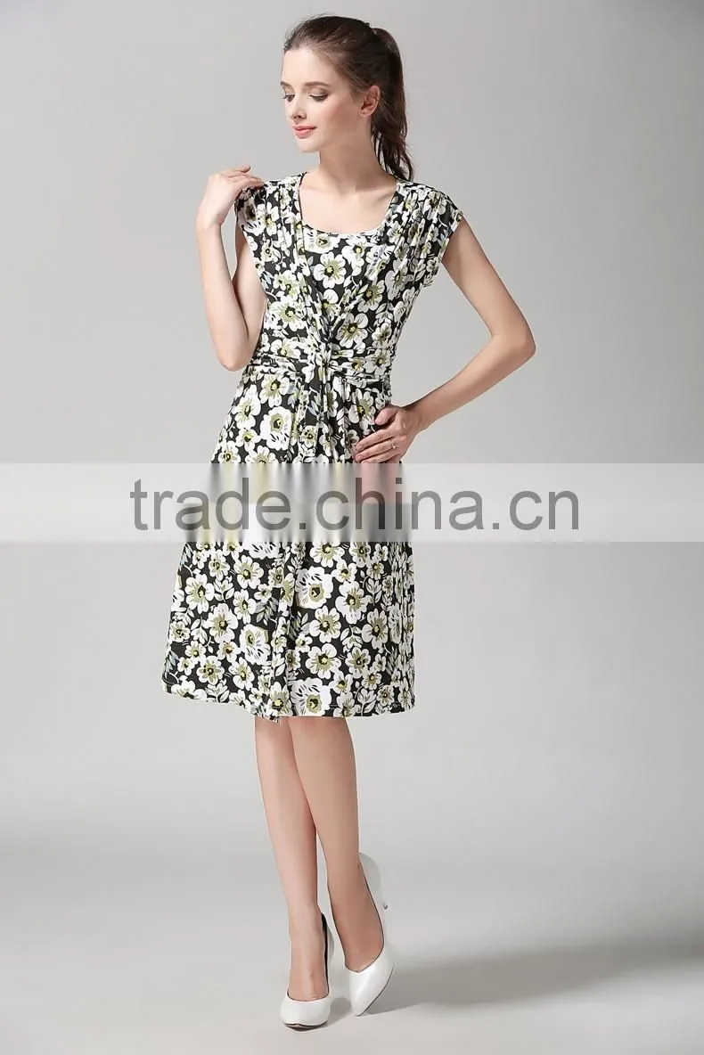 Maternity dresses nursing clothes Breastfeeding Dresses for Pregnant Women
