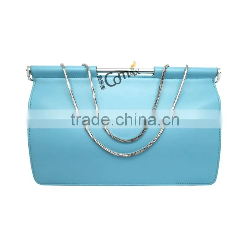 Long colorful decorative metal chain for bag