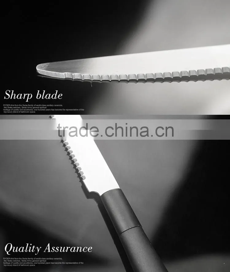 New arrival forged end handle chef stainless steel kitchen knife set
