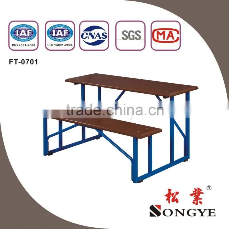 SONGYE Good quality cheap school furniture modern double school desk and bench,Africa hot design
