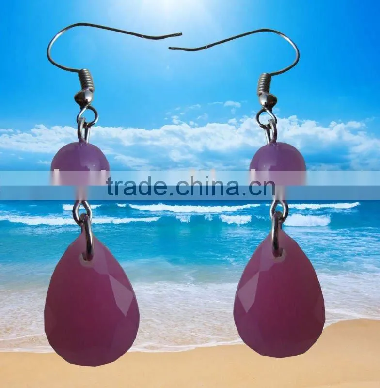 various elegant earring UV color change earring drop